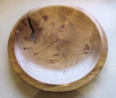 Burr oak dish by Bill Burden